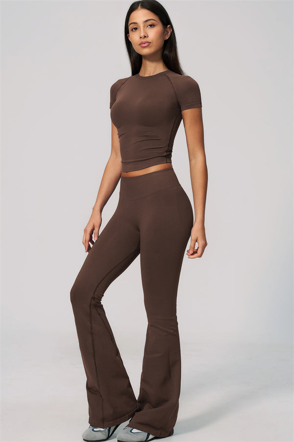 The Velvetine Flared Leggings