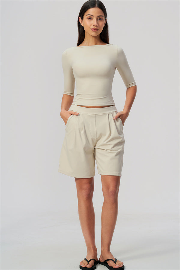 The Flow Motion Half-Sleeve T-Shirt Shorts 2-Piece Set