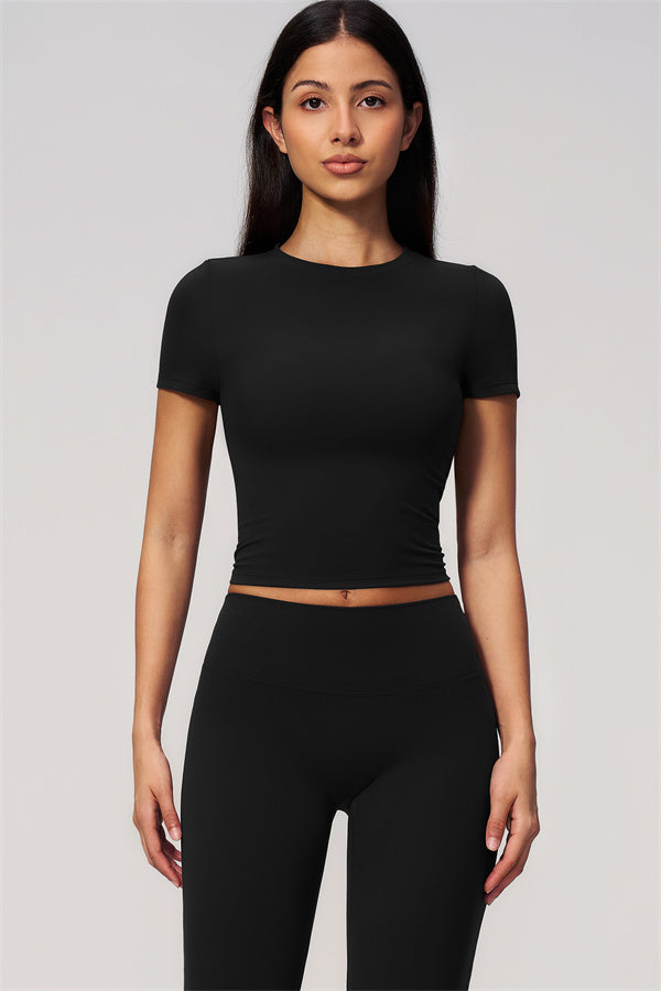 The Zura T-shirt Capri Leggings 2-Piece Set