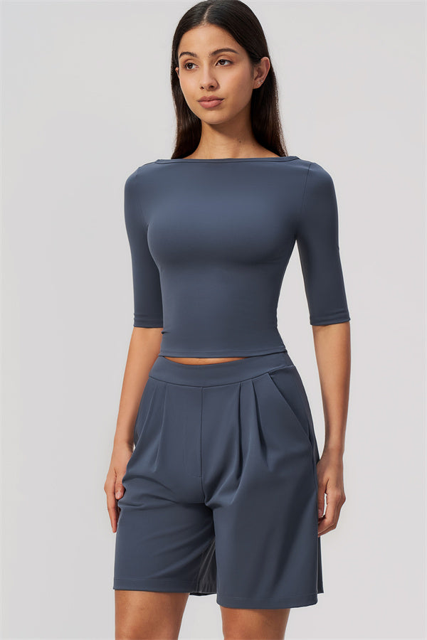 The Flow Motion Half-Sleeve T-Shirt Shorts 2-Piece Set