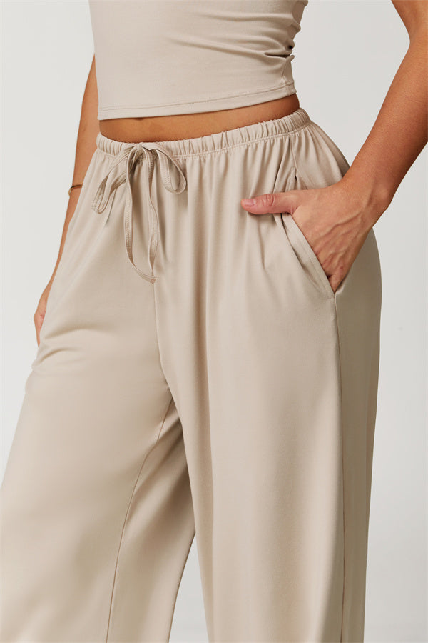 The Sprint Halter Tank Top Sweatpants 2-Piece Set