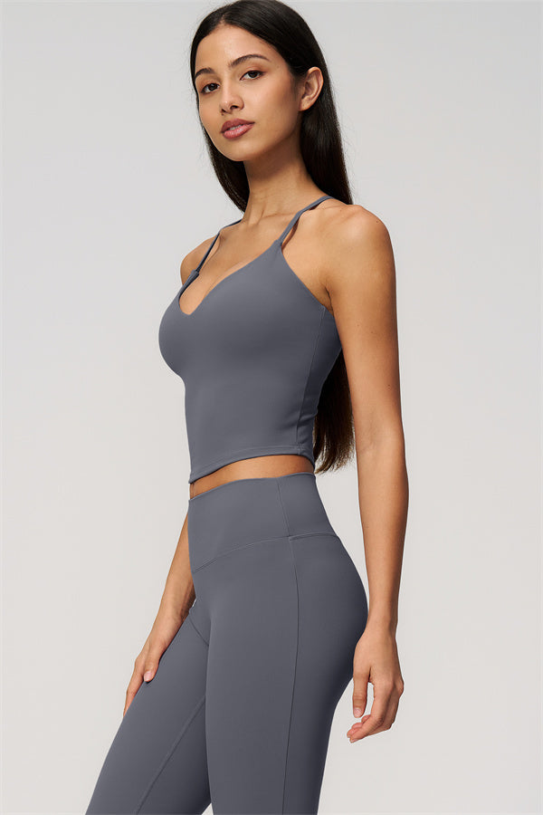 The Zura Tank Top Capri Leggings 2-Piece Set