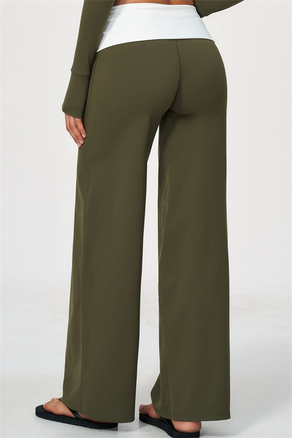 The Joyous Jacket Sports Bra Straight Leg Pants 3-Piece Set