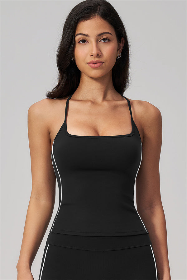 The Breathe Crop Top Capri Leggings 2-Piece Set