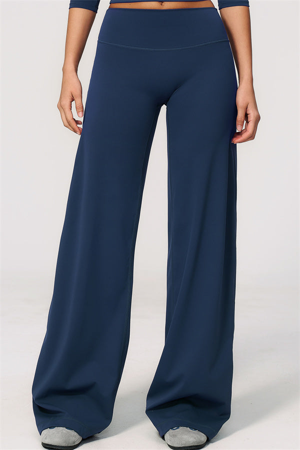 The Natalia Half-Sleeve Top Straight Leg Pants 2-Piece Set