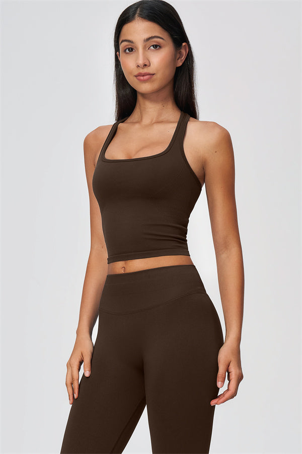The Wanderlust Tank Top Flared Leggings 2-Piece Set