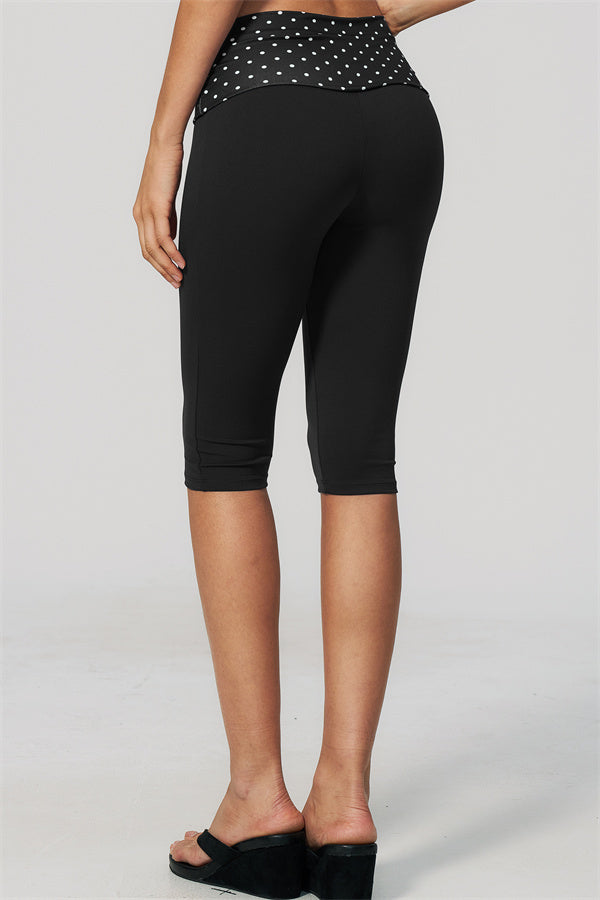 The Enliven Halter Tank Top Capri Leggings 2-Piece Set
