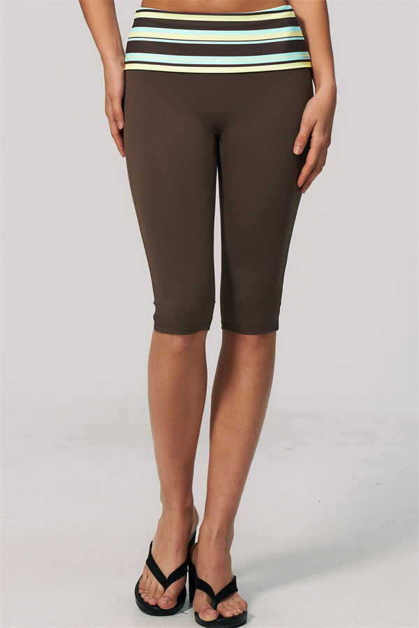 The Enliven Halter Tank Top Capri Leggings 2-Piece Set