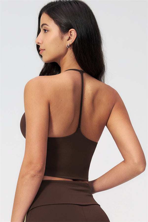 The Evoke Crop Top Straight Leg Pants 2-Piece Set