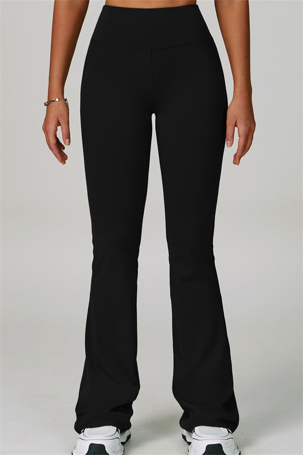 The Bold Halter Sports Bra Flared Leggings 2-Piece Set