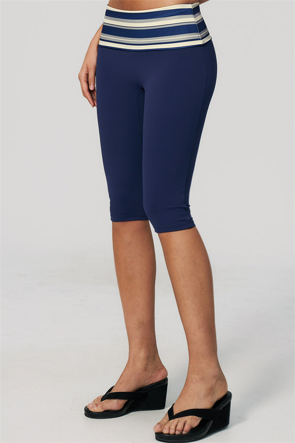The Enliven Halter Tank Top Capri Leggings 2-Piece Set