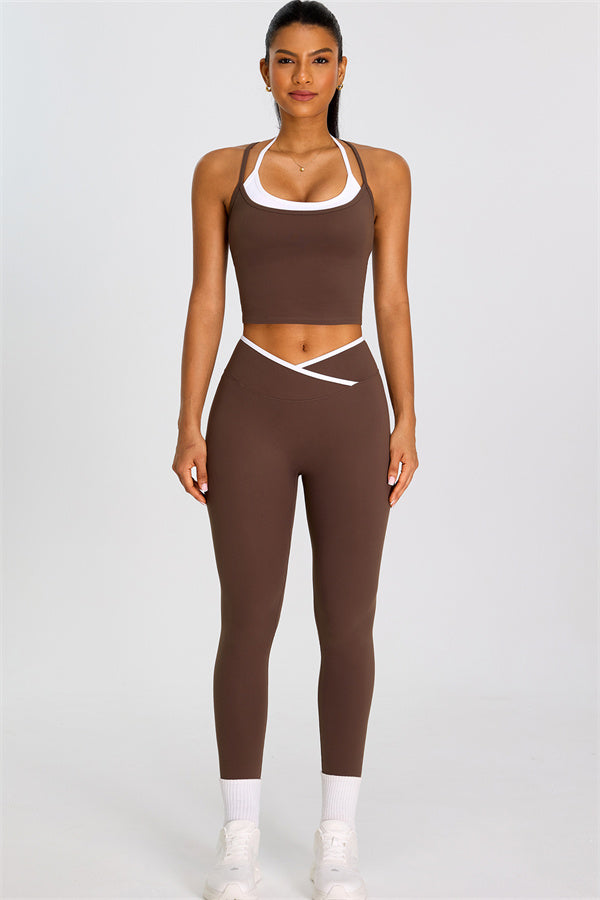 The Dwell Crop Top Leggings 2-Piece Set