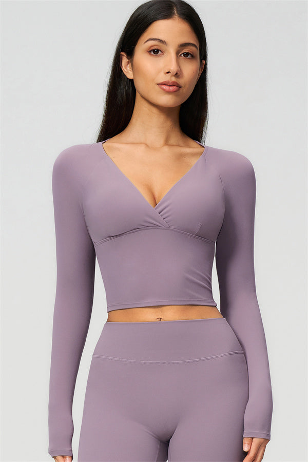The Lox Long Sleeve Crop top Leggings 2-Piece Set