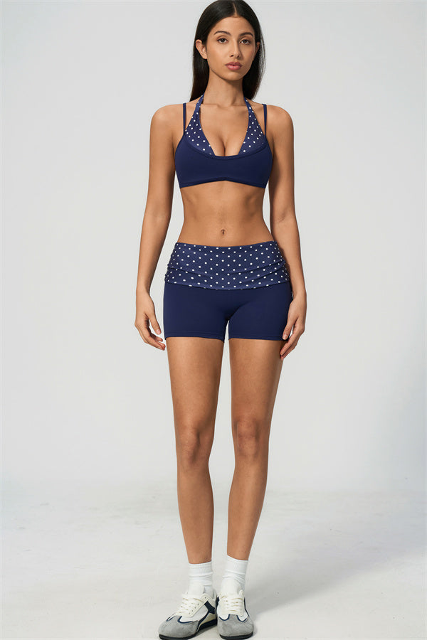 The Enliven Sports Bra Shorts 2-Piece Set