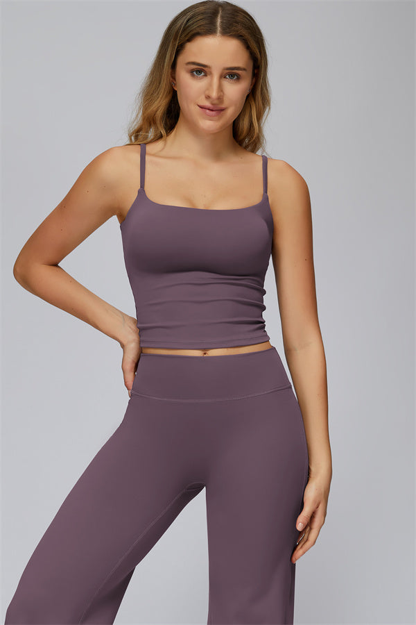The FlexCore Crop Tank Flared Leggings 2-Piece Set