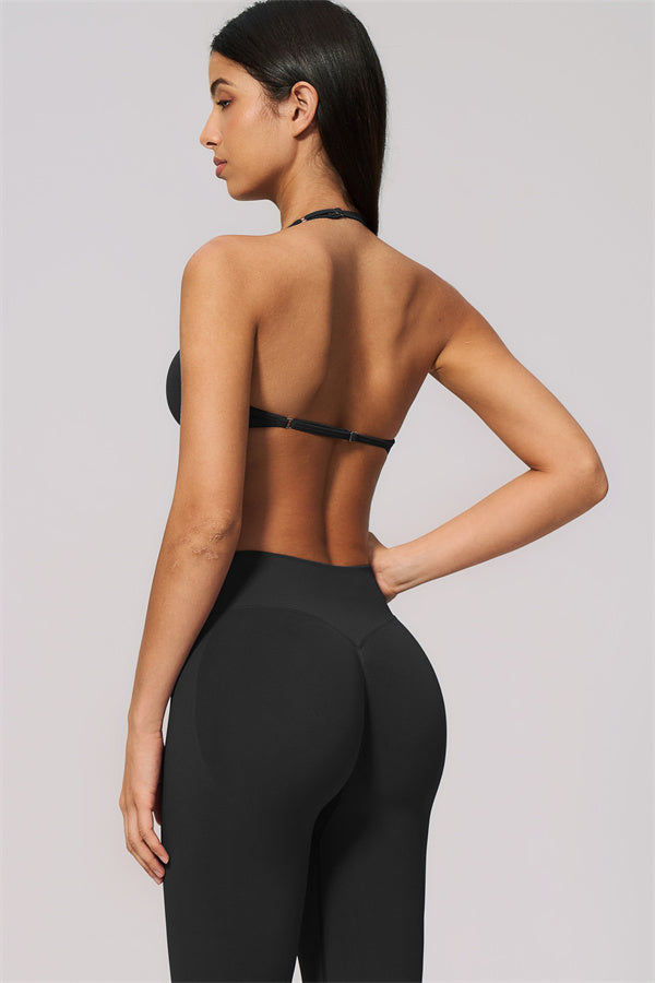 The Velvetine Sports Bra Flared Leggings 2-Piece Set