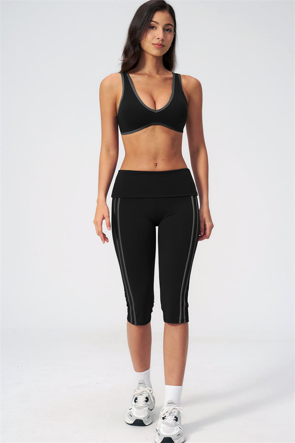The Evoke Sports Bra Capri Leggings 2-Piece Set