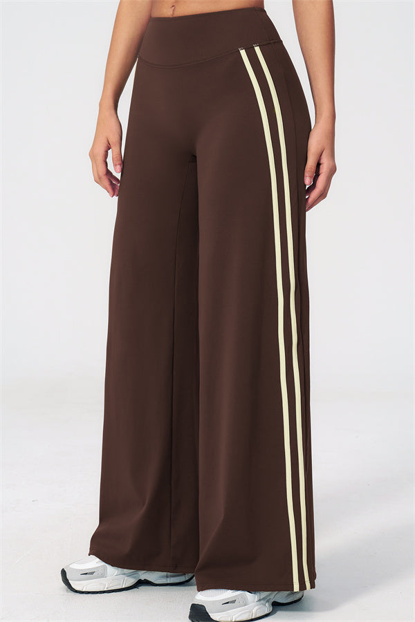 The Evoke Crop Top Straight Leg Pants 2-Piece Set