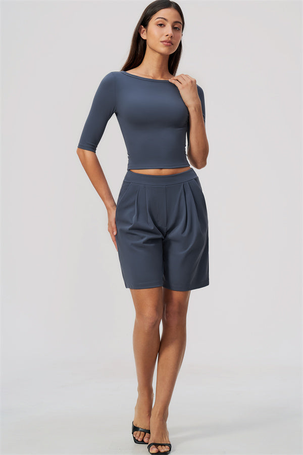 The Flow Motion Half-Sleeve T-Shirt Shorts 2-Piece Set