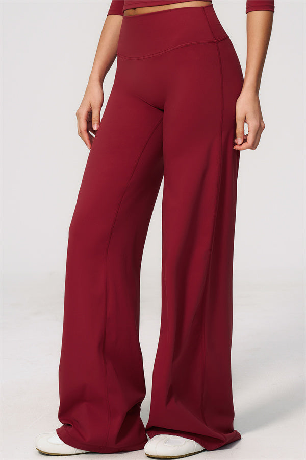 The Natalia Half-Sleeve Top Straight Leg Pants 2-Piece Set