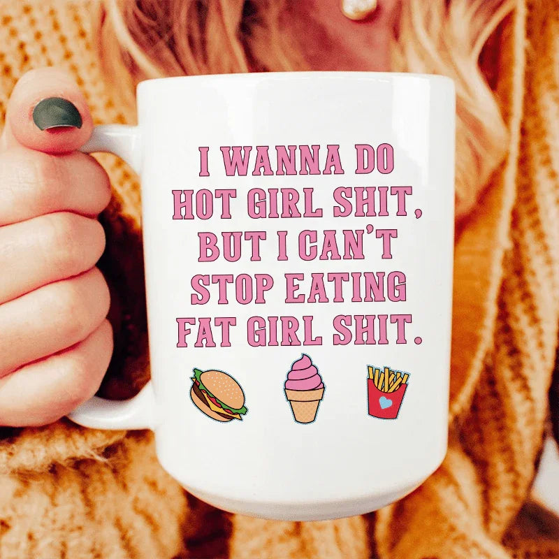 I Can't Stop Eating Ceramic Mug 15 oz