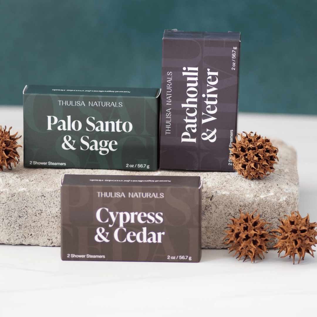 Made for Men Cypress Cedar Shower Steamer Duo