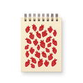 Sweet Strawberries - Top Spiral Notebook